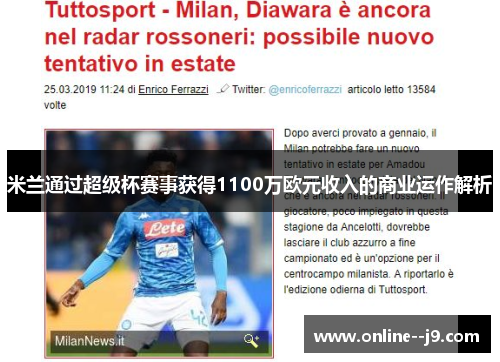 米兰通过超级杯赛事获得1100万欧元收入的商业运作解析 米兰通过超级杯赛事获得1100万欧元收入的商业运作解析