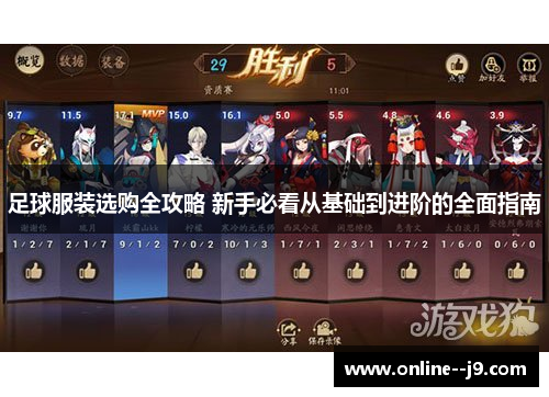 足球服装选购全攻略 新手必看从基础到进阶的全面指南